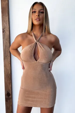 Virgo Dress - Tan Fun Warm