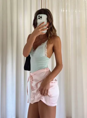 Outfit Moodboard Linen blend Ponnette Mini Skirt Pink
