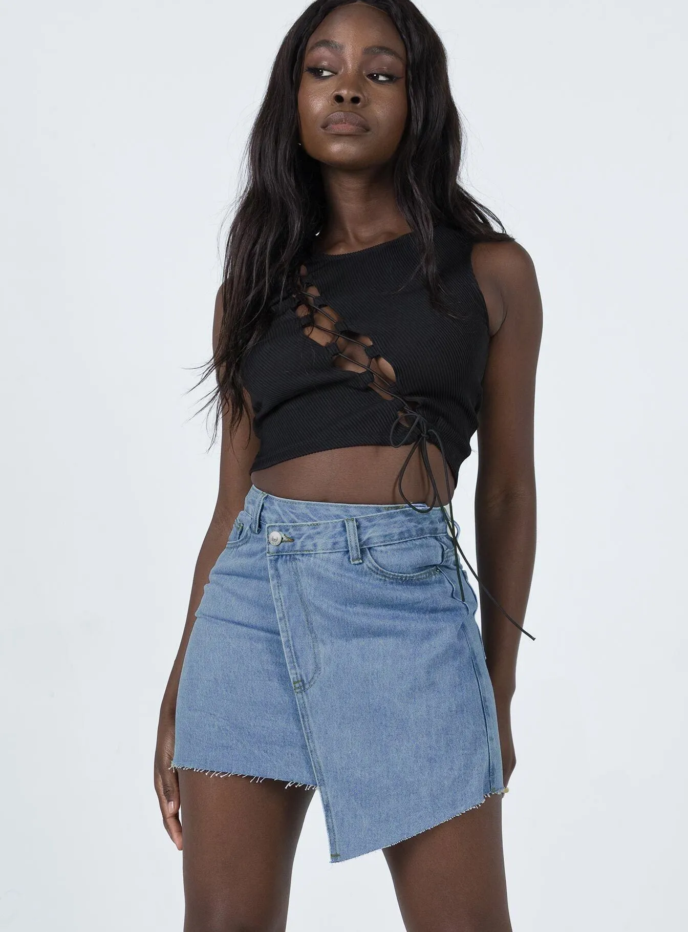 Bold Look Trend Ready Banksia Denim Mini Skirt