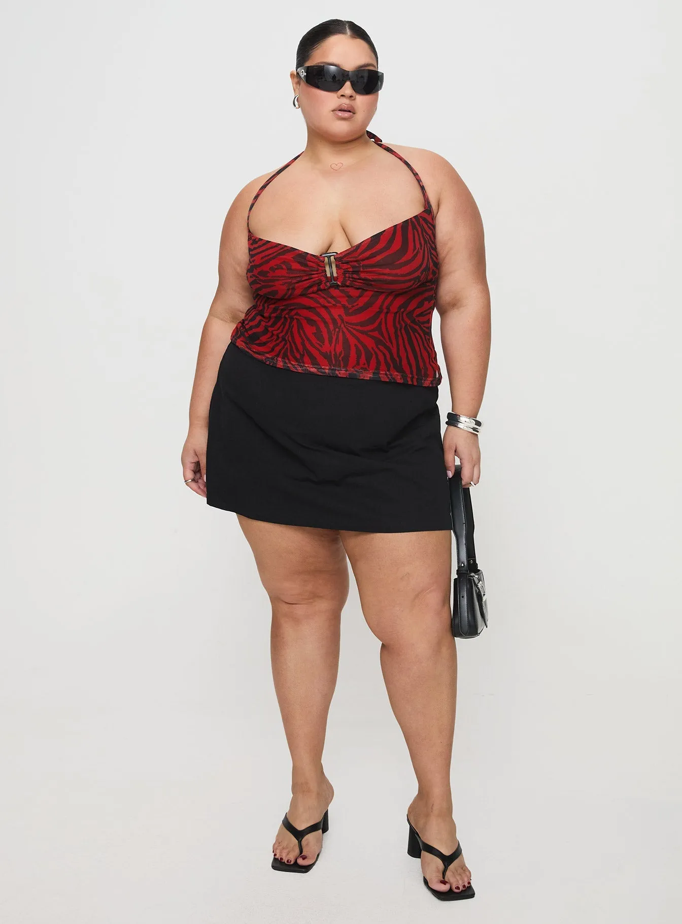 Gigi Skort Black Curve Reinforced Seams