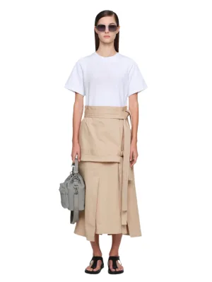 OdorResistant Fabric Sand ANIELA Cotton Twill Dress