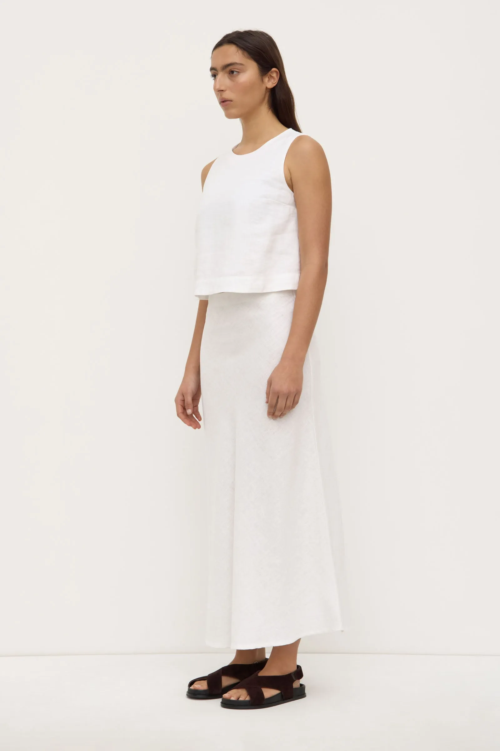 Stretch Fit Estelle Linen Top
