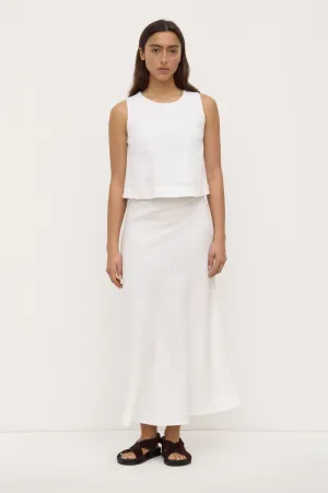 Estelle Linen Top Silver Glow