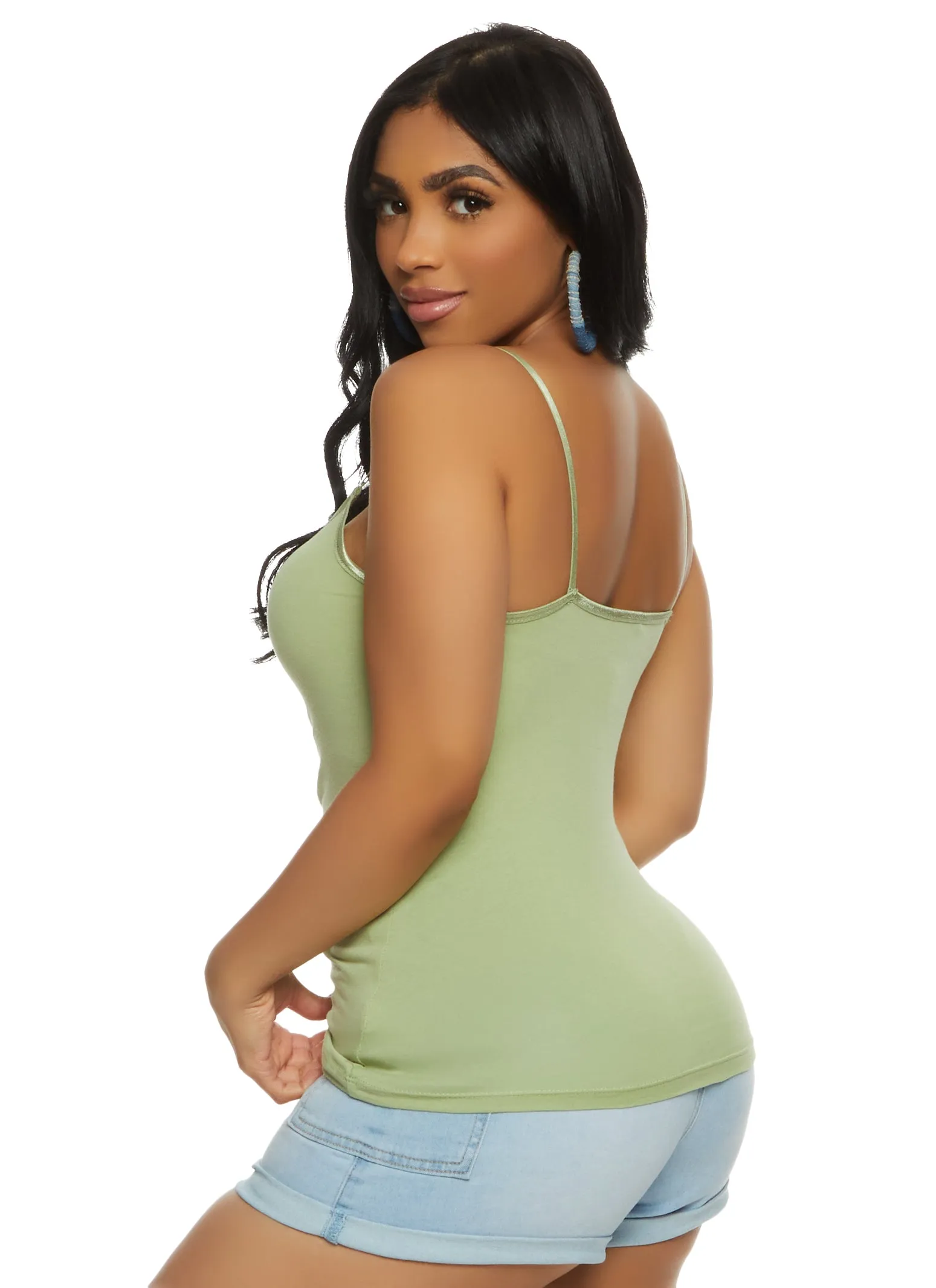 high intensity conflict Enhanced Motion Range Solid Scoop Neck Cami