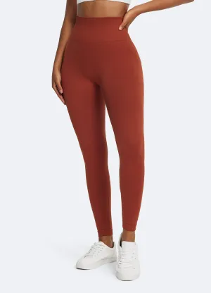 V-Back Scrunch Leggings Compression Support Evening Walk