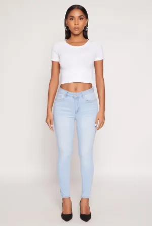 WAX Stretch High Waisted Skinny Jeans Soft Sustainable