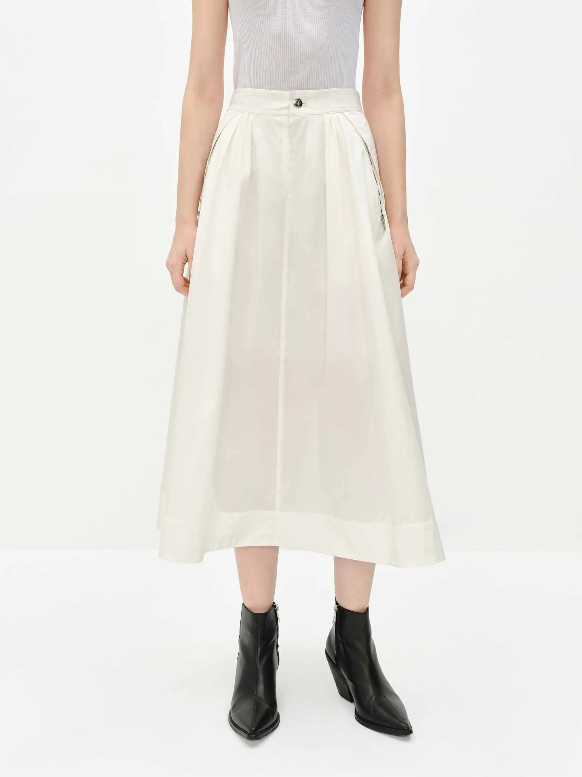 Classic A-line Midi Skirt Weekend Favorite