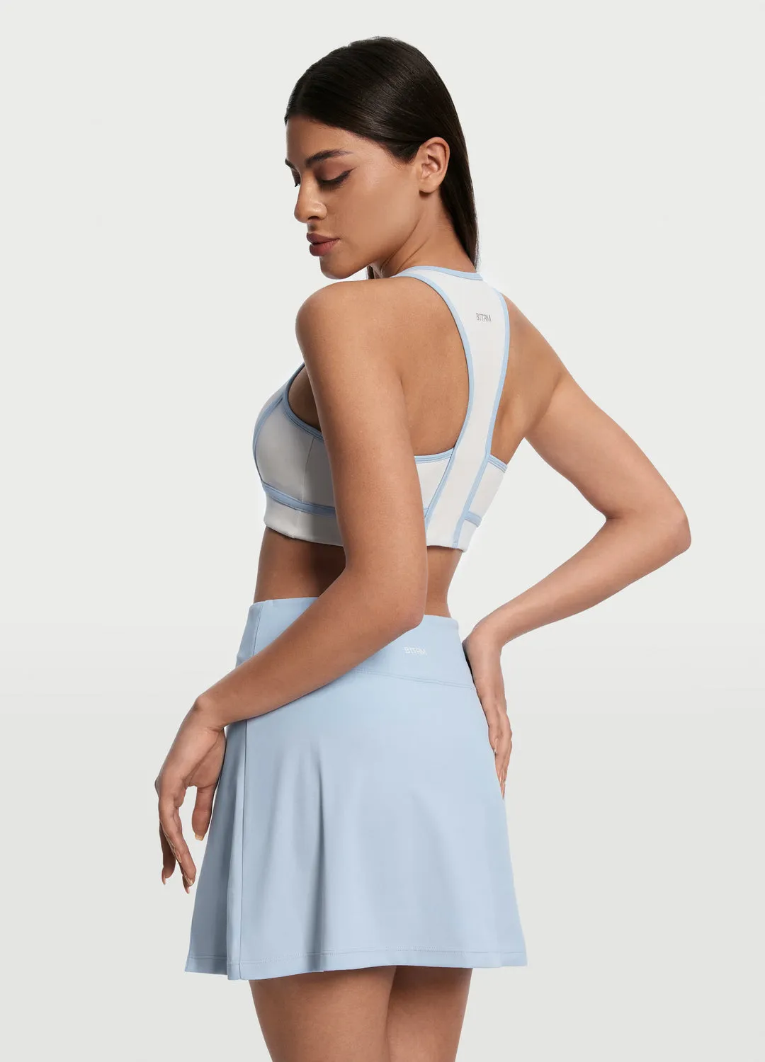 A-Line Mini Skirt Chafe Resistant Stretch Material