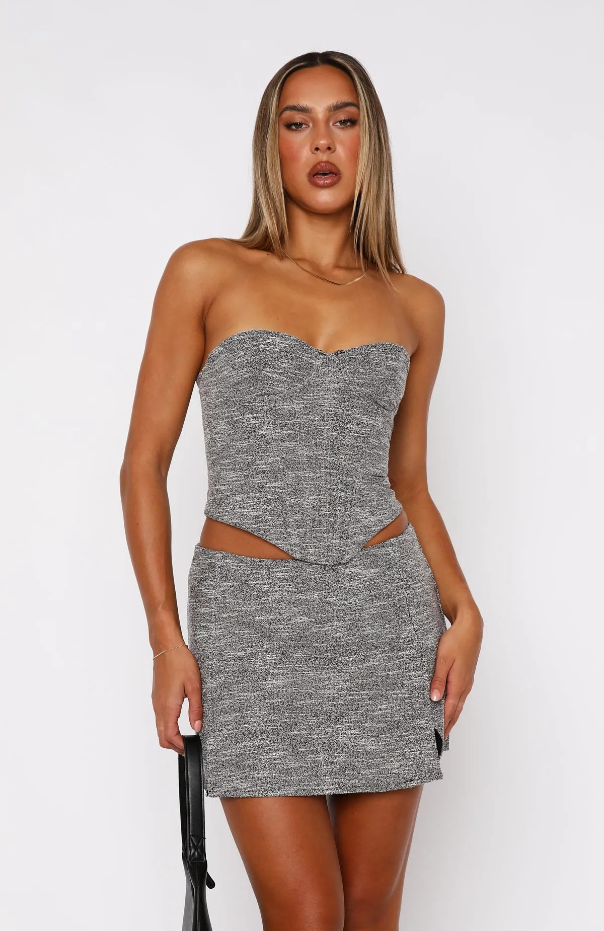 AntiOdorTechnology Double Back Bustier Black Marle