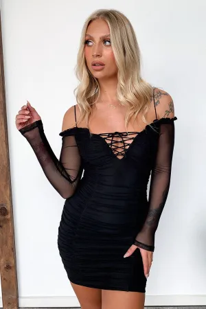 Minimal Seam Malone Dress - Black