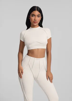 Open-Back Crop Top low maintenance cost Fresh Flexible