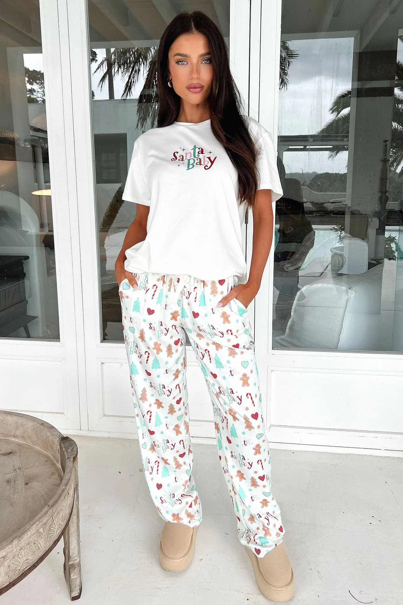 Claus Tee - White coordinate with other items