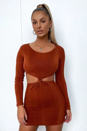 Hot Style Style Pop Zack Dress - Brown