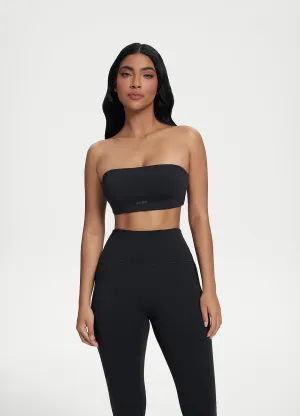 Back-Clasp Bandeau Top Ventilated Back Panel Adjustable Collar System