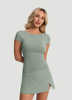 Open-Back T-Shirt Relaxed Fit