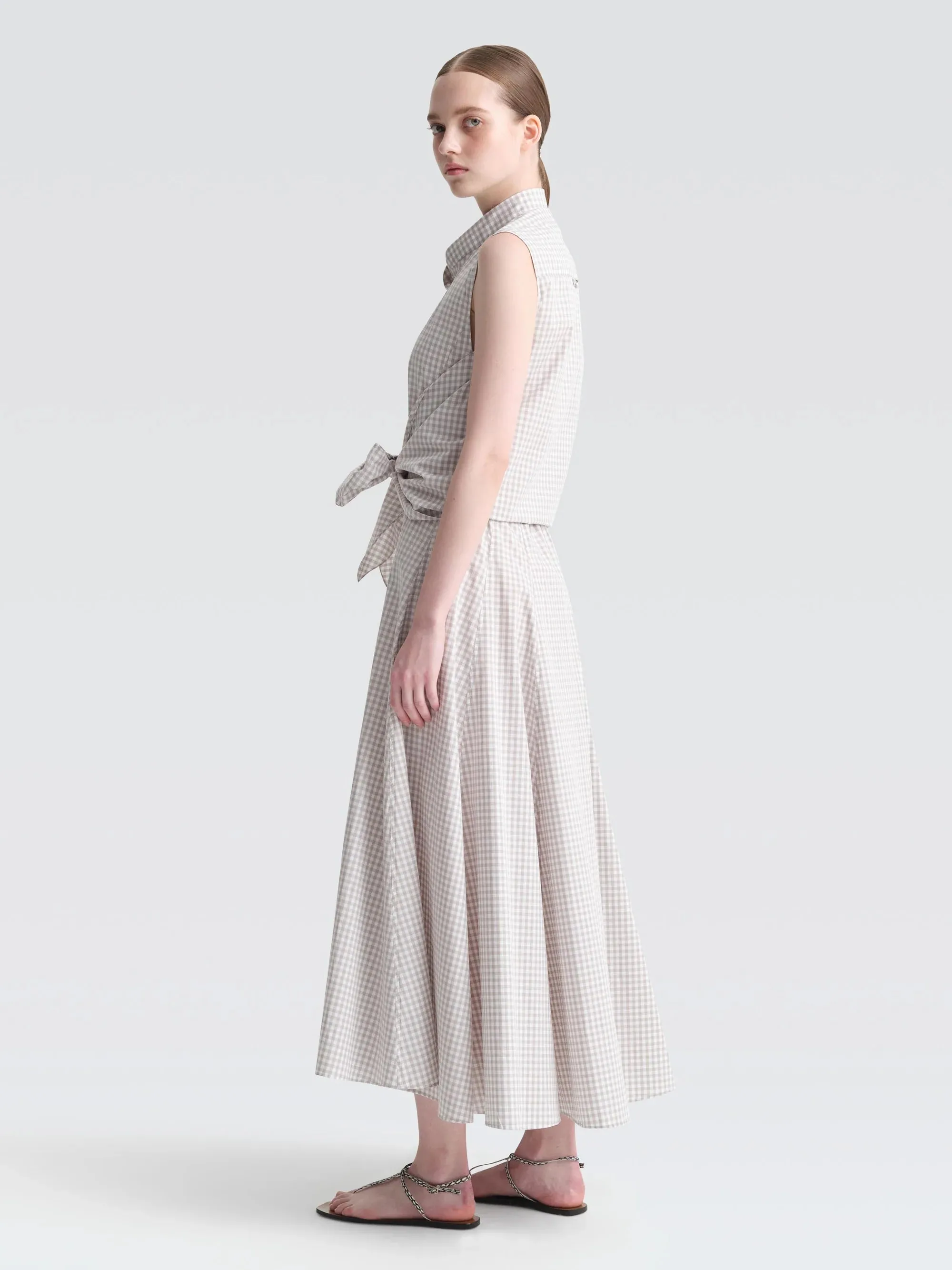 Frost Glow Ava Cotton Maxi Dress