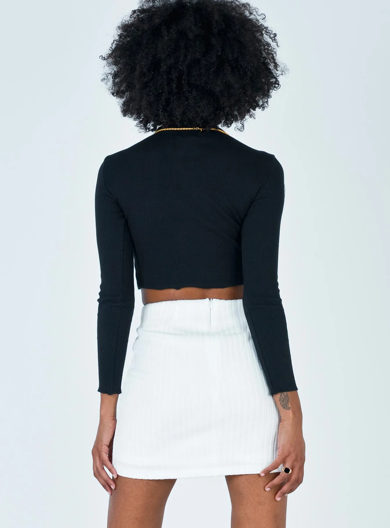 Human Movement Mini Skirt White Collaboration Piece Multi Purpose