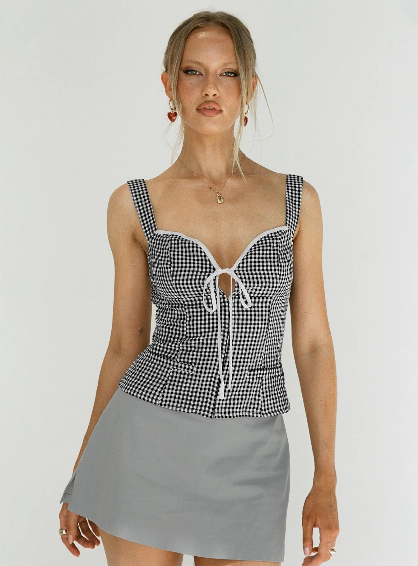 Daily Essential Vibrant color Gigi Skort Grey