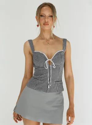 Daily Essential Vibrant color Gigi Skort Grey