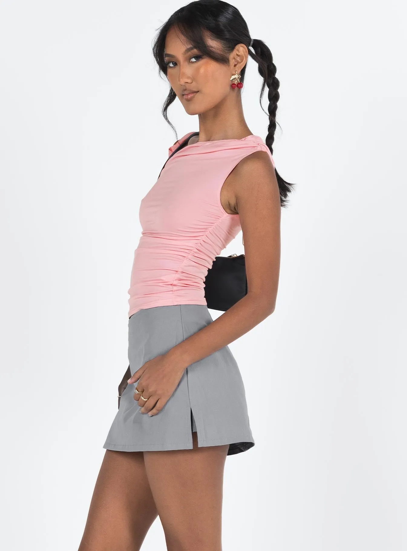 Gigi Skort Grey Breezy Flow Must Have Feature