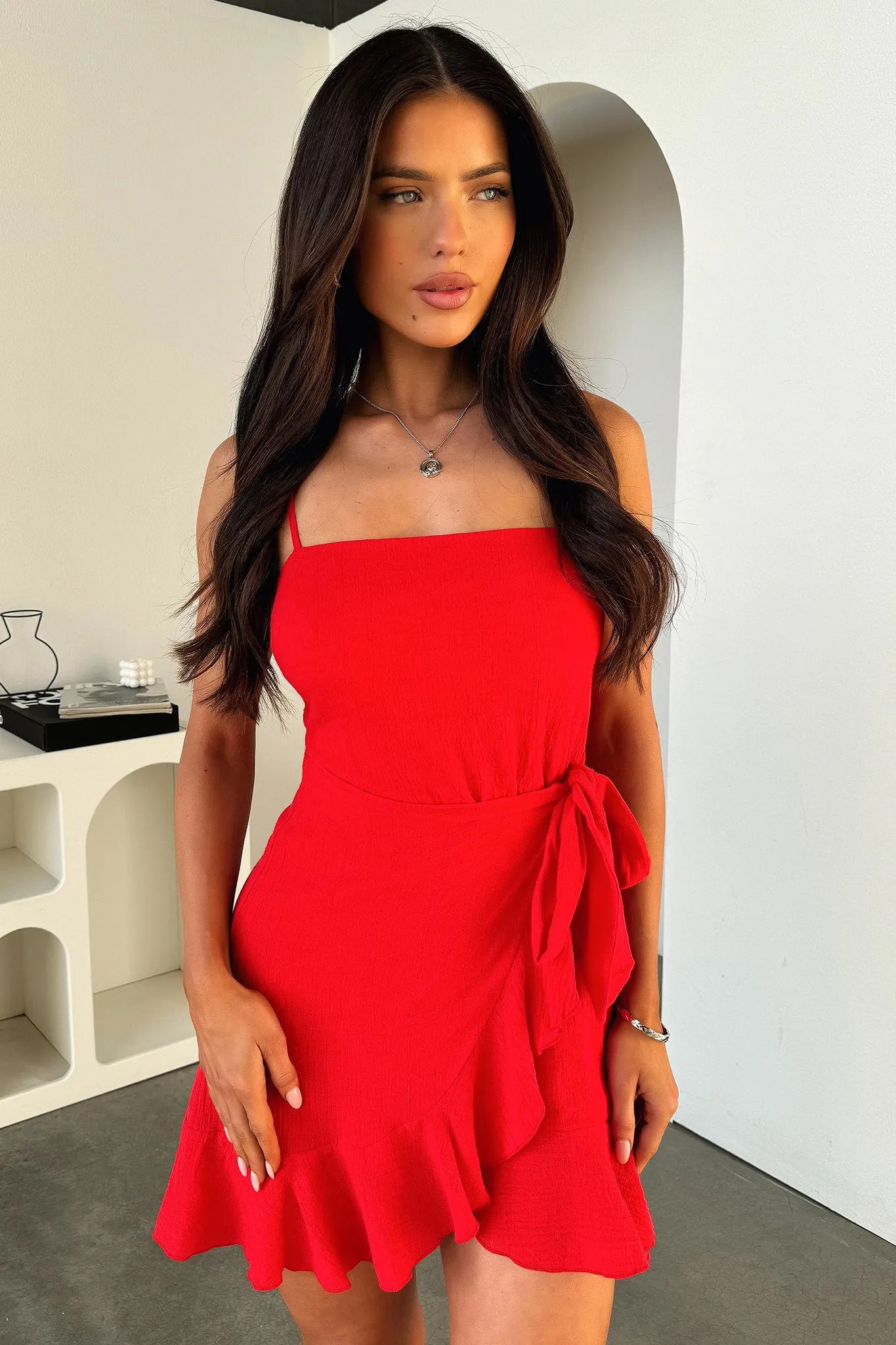 Grace Dress - Red Trend Star Shine Pop