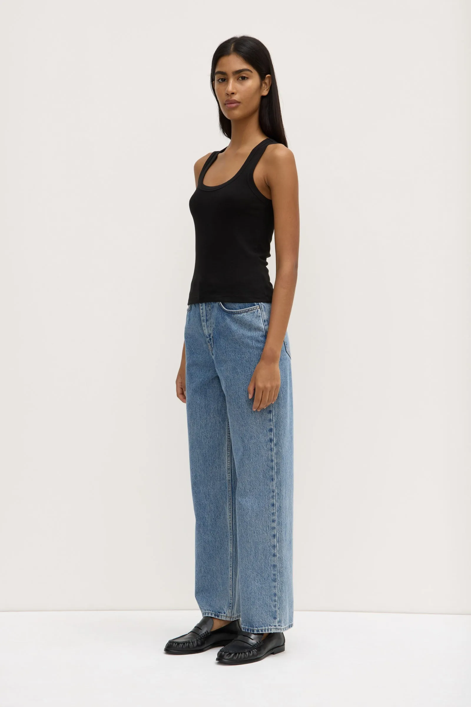 Easy Breath Urban Chic Robyn Scoop Neck Rib Tank