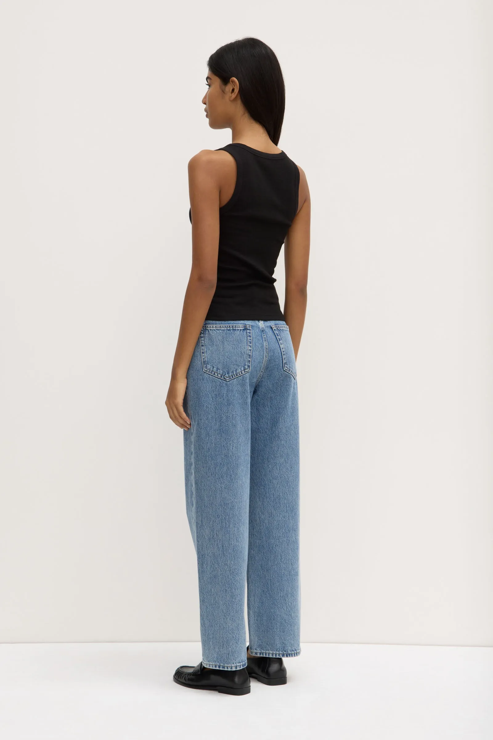 LayeredNeckline Robyn Scoop Neck Rib Tank