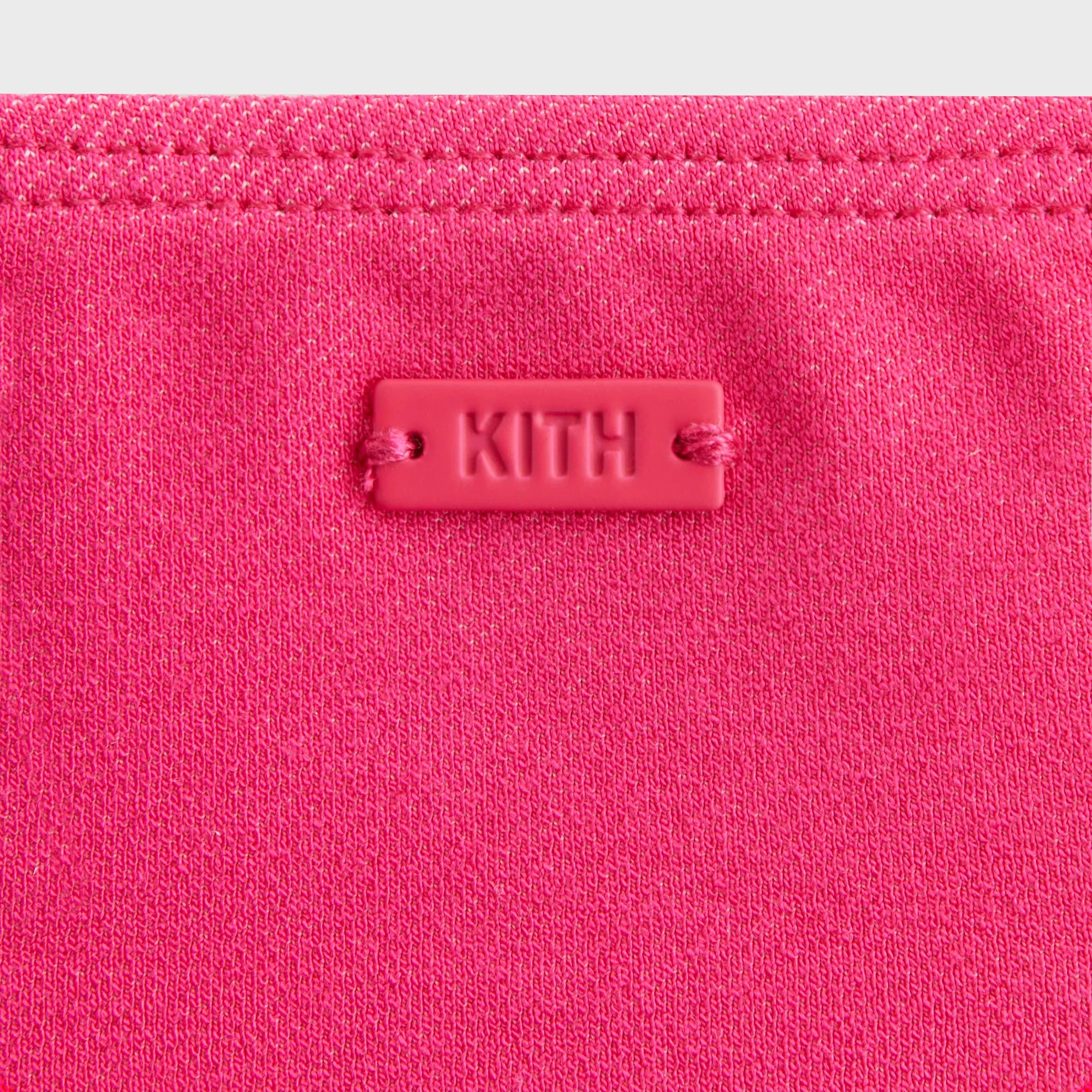 Bonded Edge Details Kith Women Teegan High Cut Thong Bottoms - Blossom