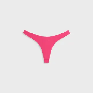 Bacterial Growth Prevention Supportive Cradle Design Kith Women Teegan High Cut Thong Bottoms - Blossom