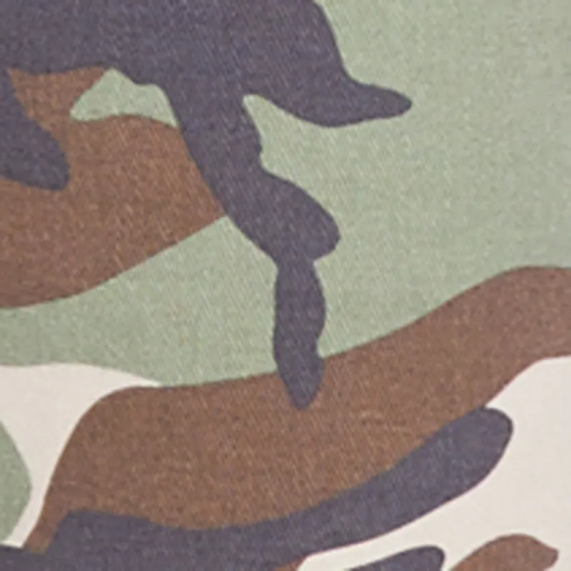 Camouflage Wide Leg Jeans Work Friendly