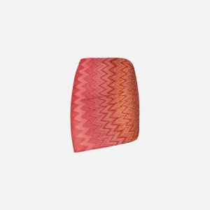 Missoni Mini Skirt - Cherry Chevron Timeless Touch