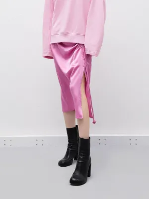 Draped Triacetate Blend Skirt Easy Comfort Comfort Mood