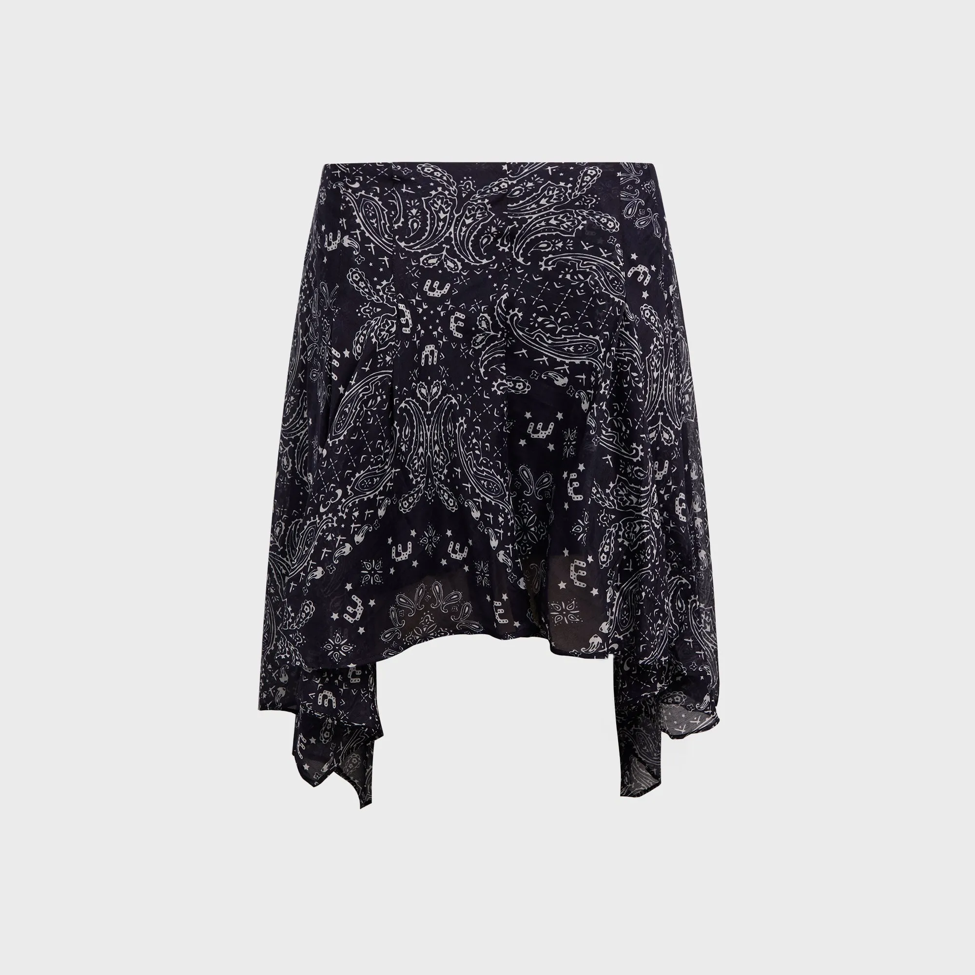 Miaou TY Skirt - Bandana Navy Crisp Look