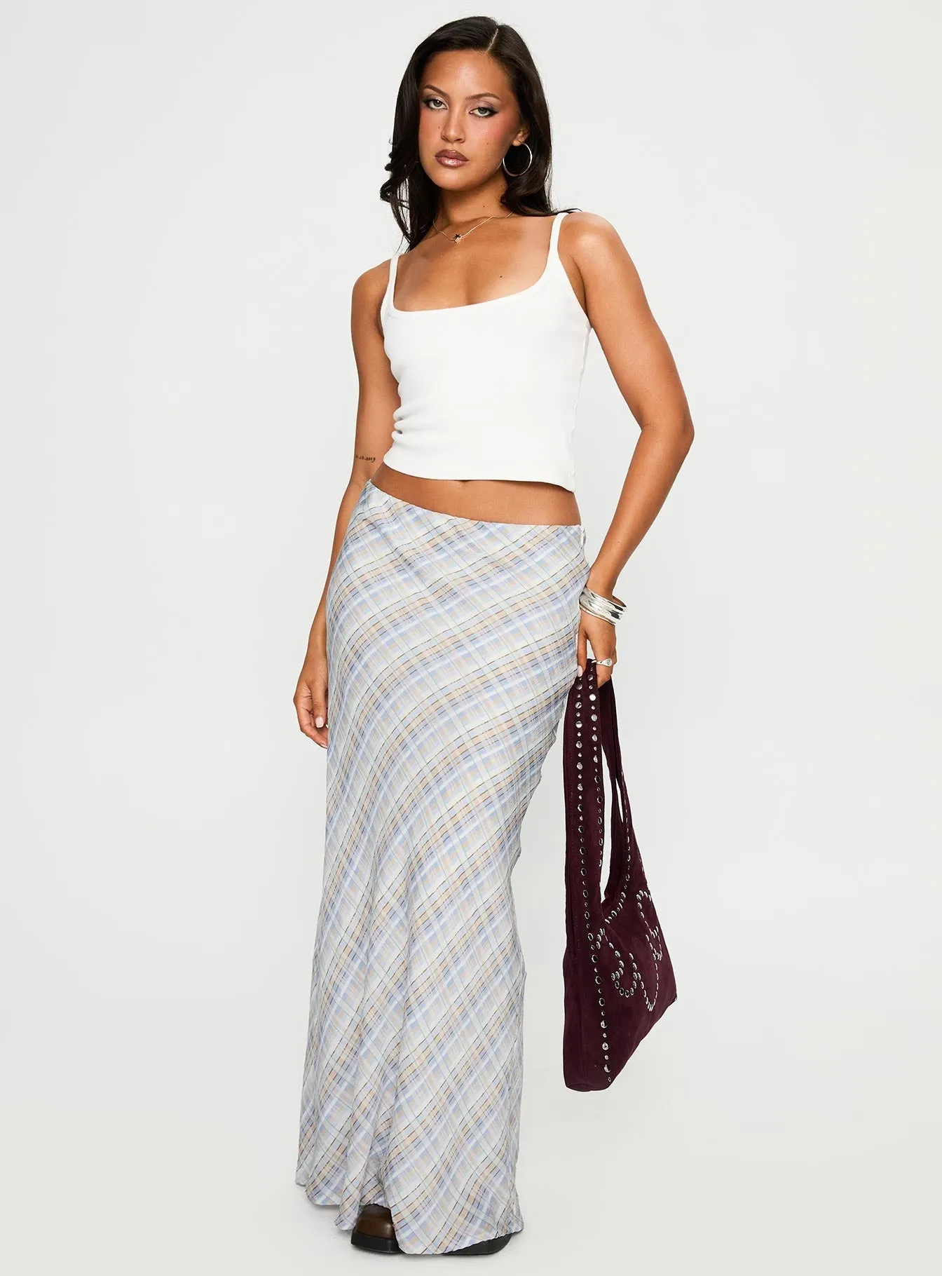 Quianna Maxi Skirt Multi Vibrant color Sustainable Innovation