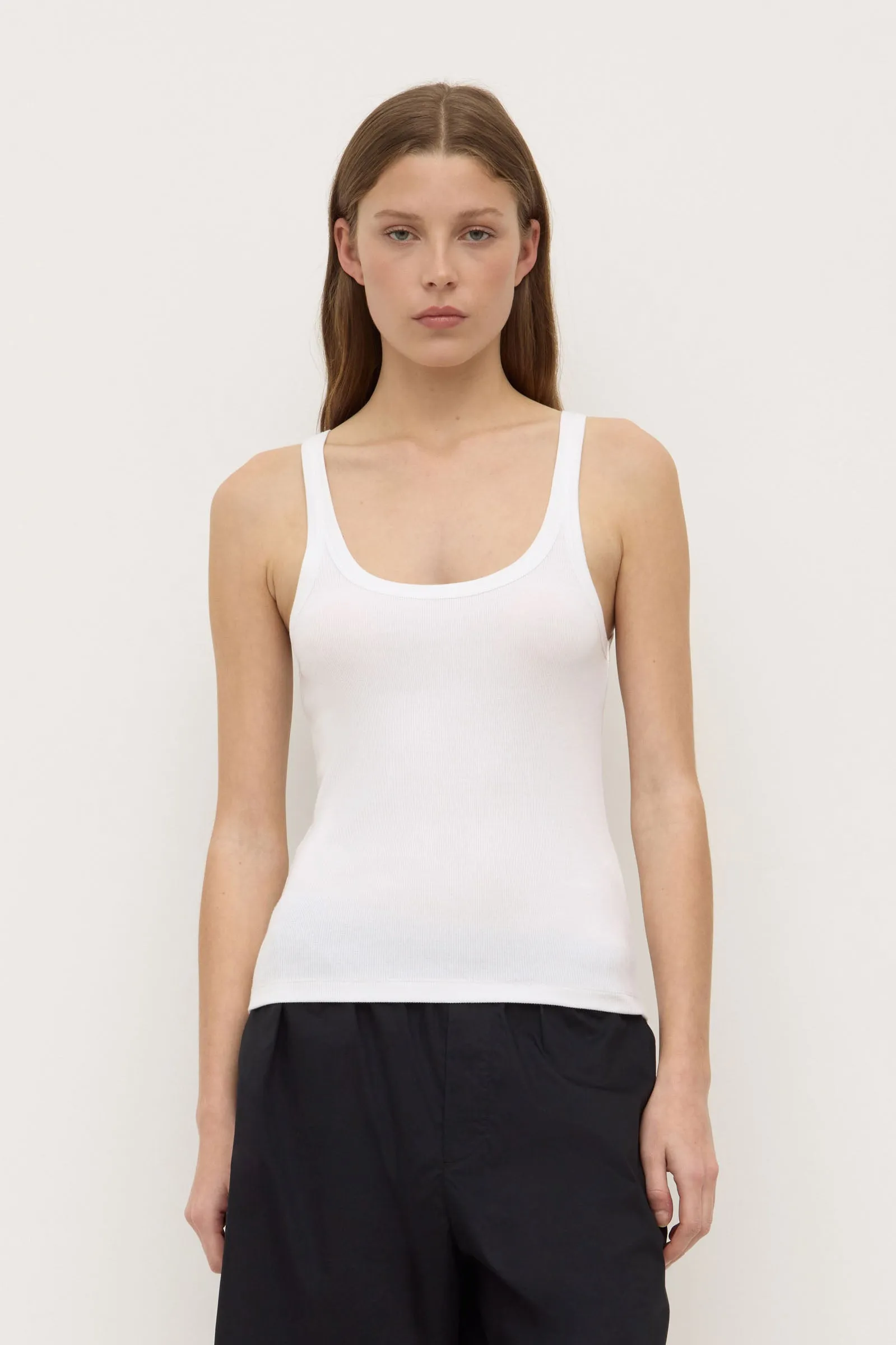 SustainableProduction MoistureWickingMaterial Charlie Rib Tank