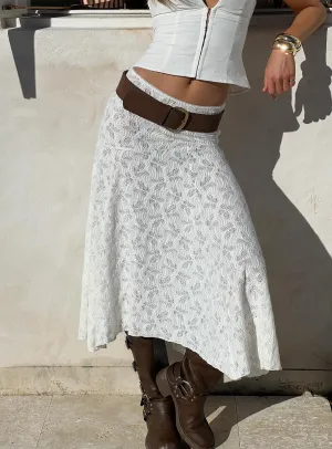 Tidal Midi Skirt Foam Smart Texture