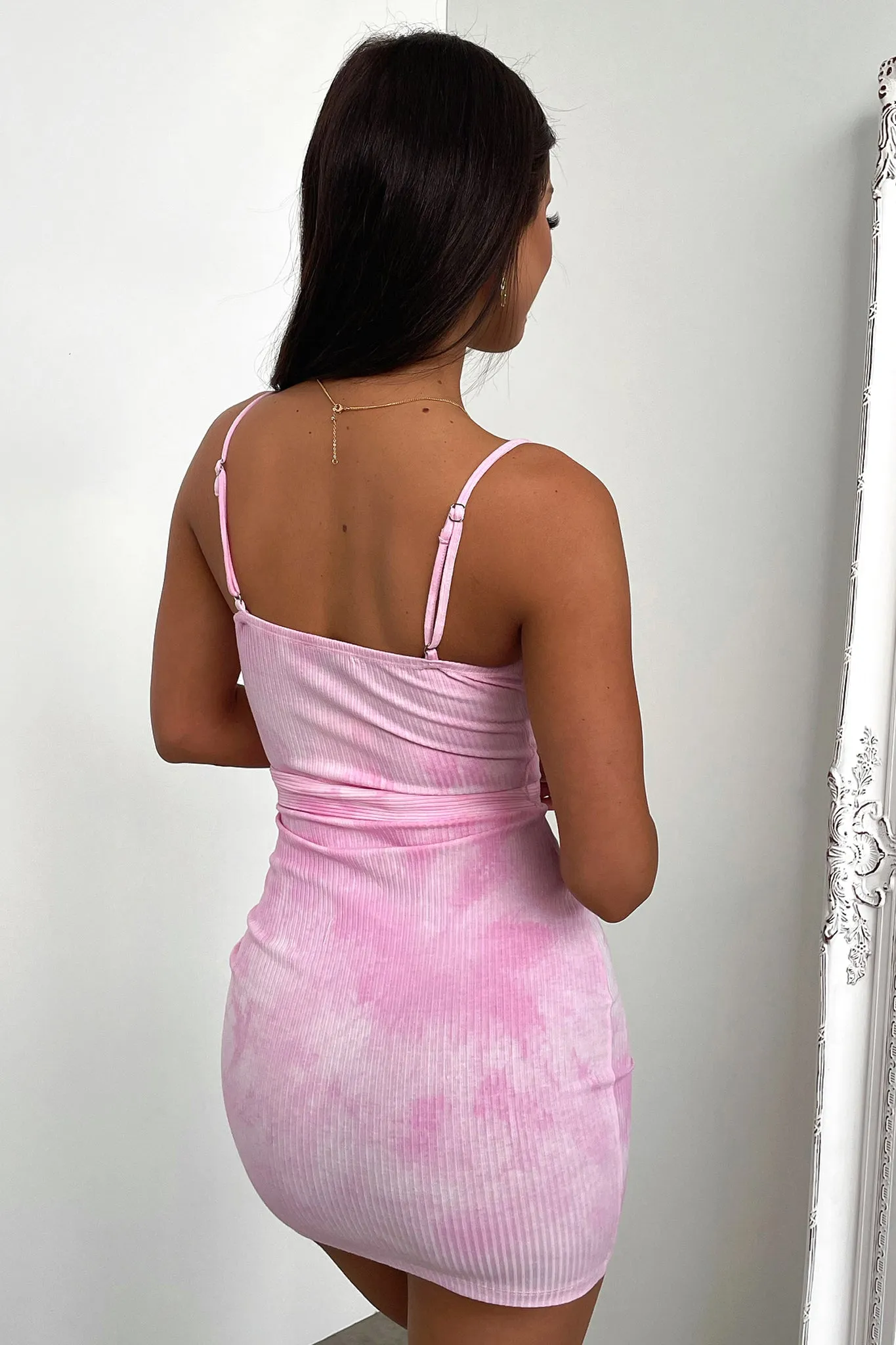 Sexy Soul Elya Dress - Pink Tie Dye