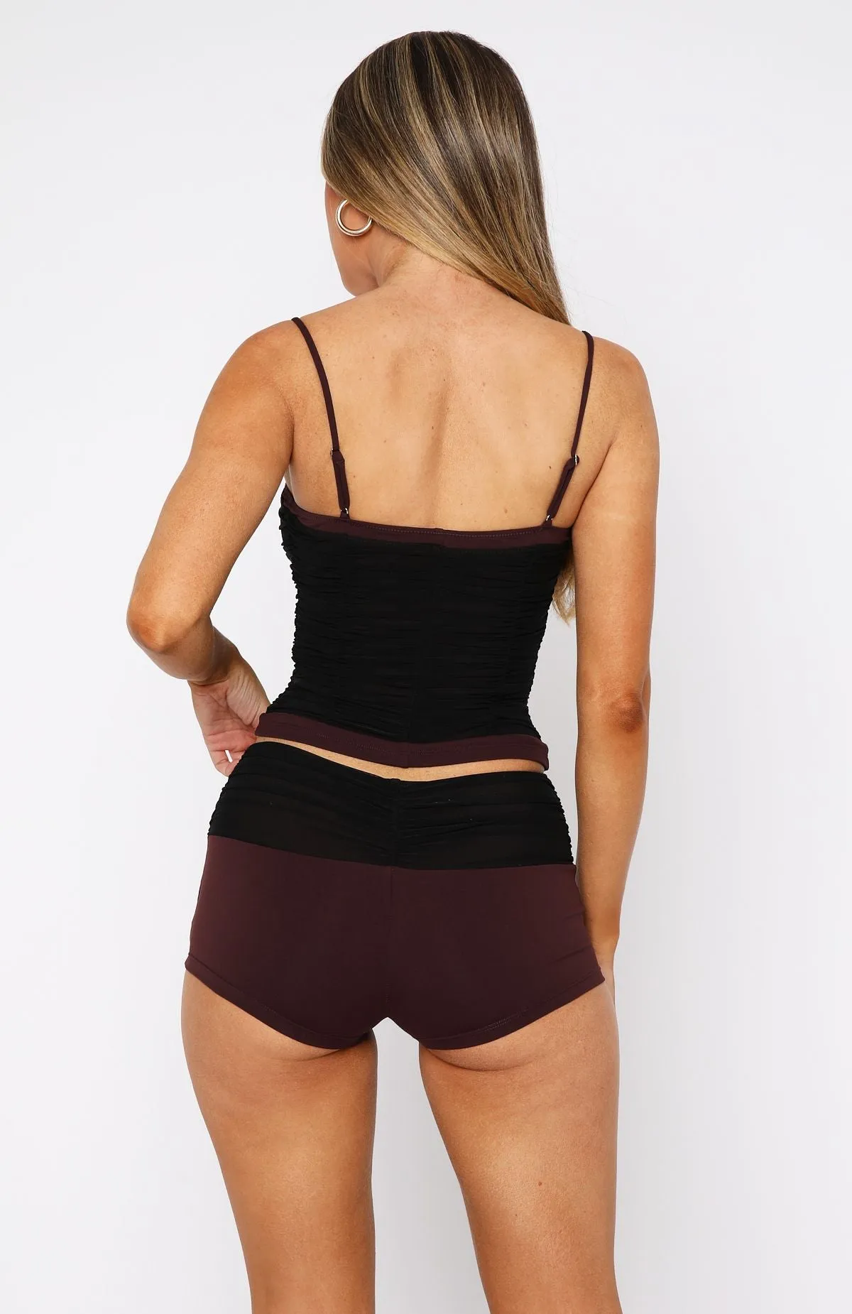 Personalized Still Beating Shorts Black/Wine