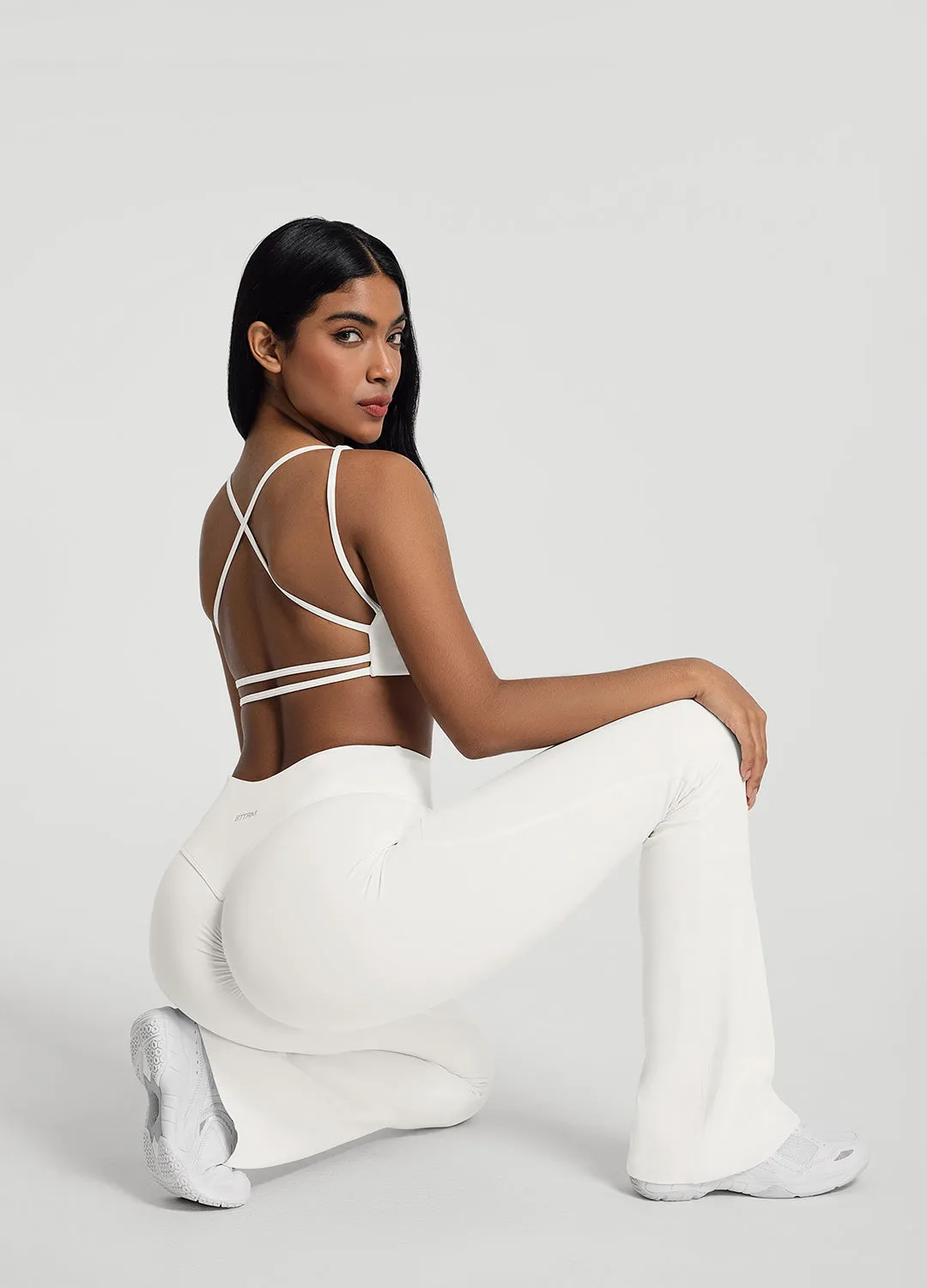 Ruched Flared Leggings Ultra Shape
