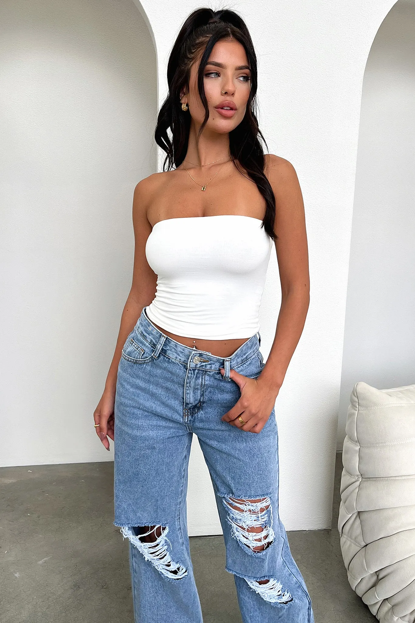 Zeder Jeans - Blue Neutral Casual Modern Earthy