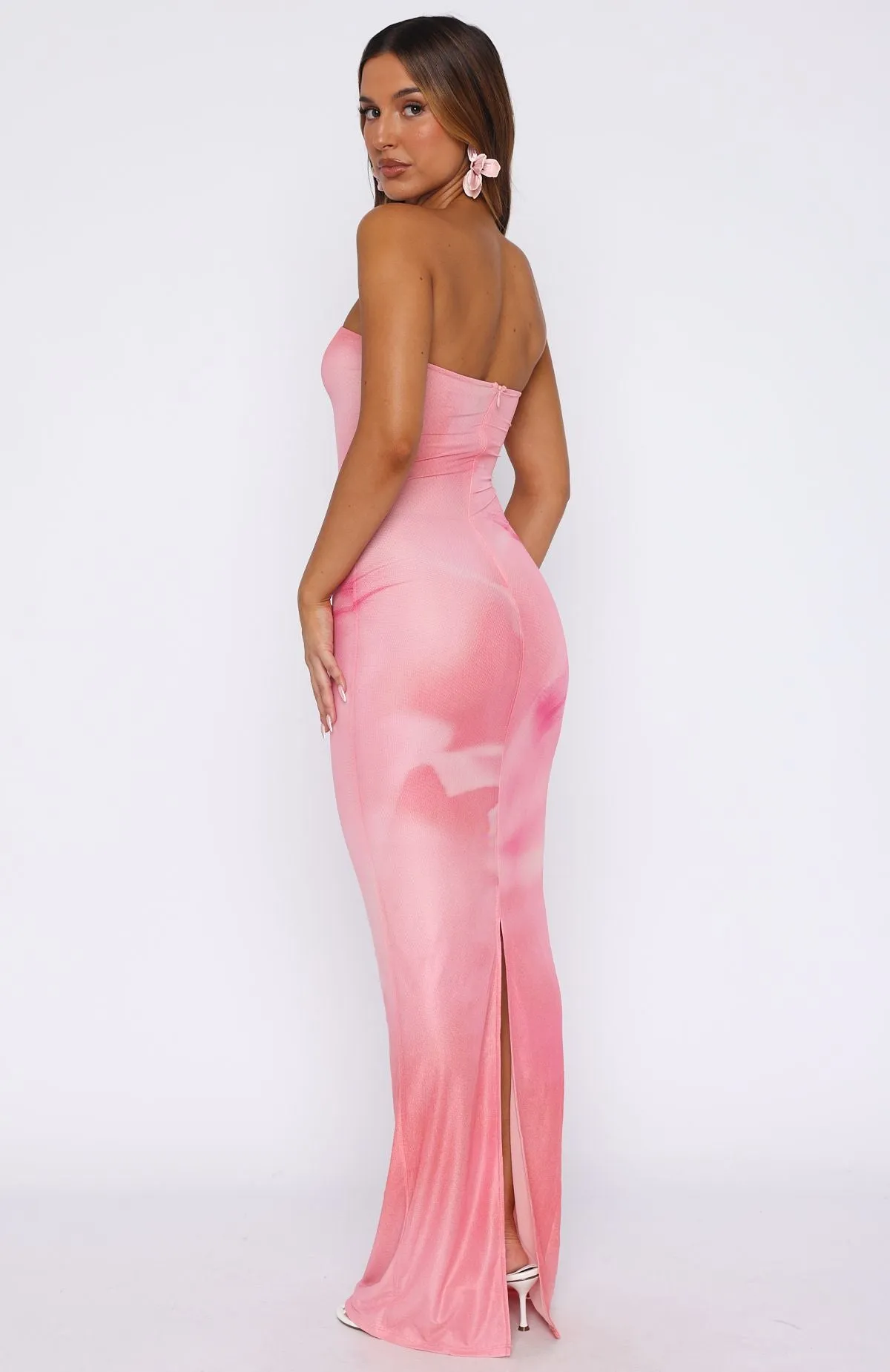 Soft Inner Lining On A Trip Maxi Dress Blossom Petal