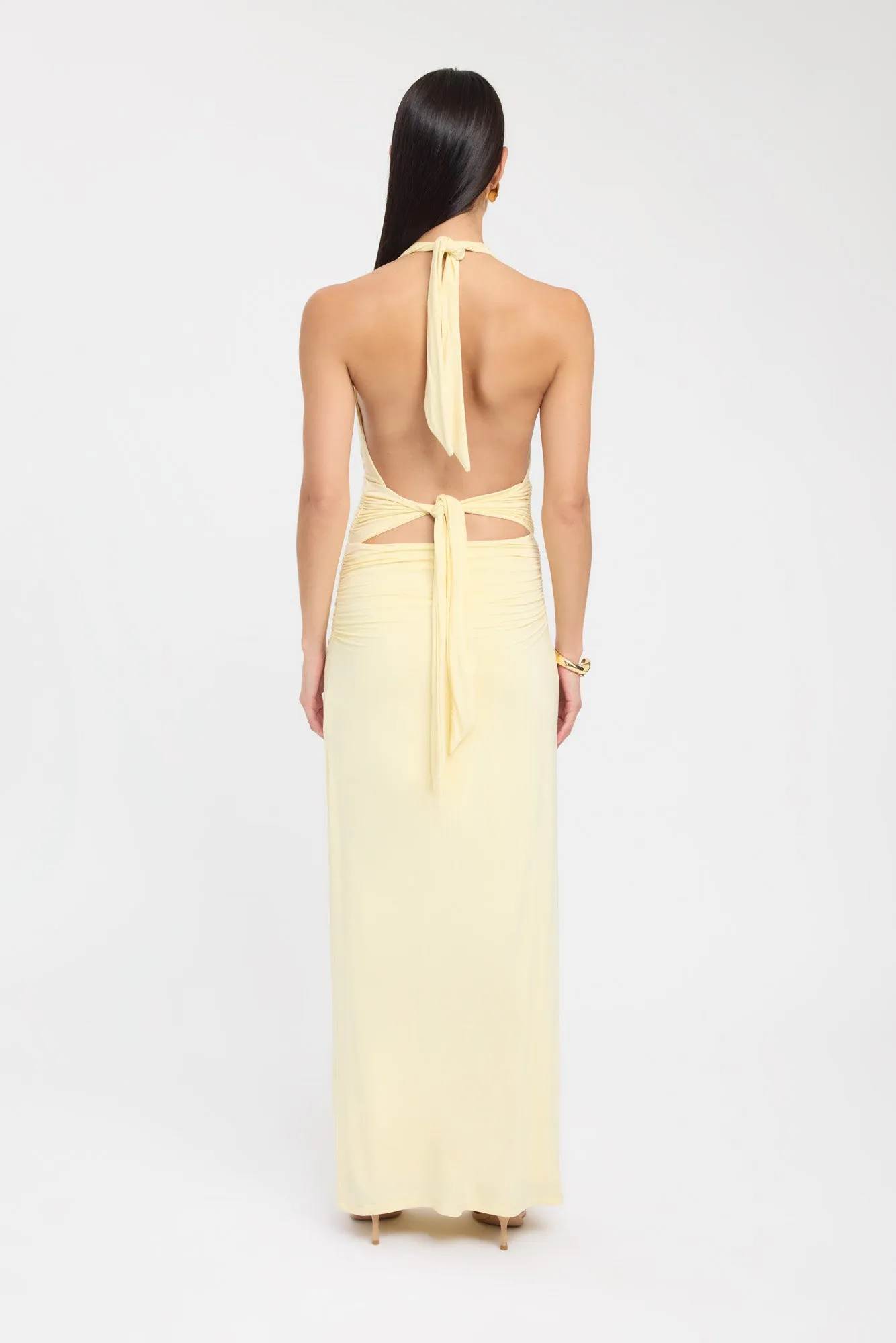 Daily Fit Stretchable Material Leni Maxi Dress