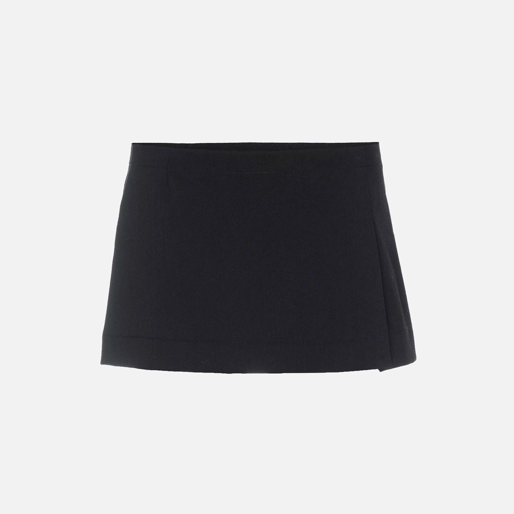 Miaou Micro Mini Skirt - Black Soft Motion Street Ready