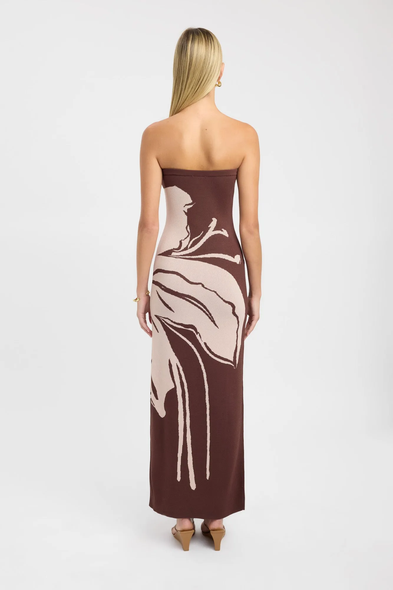 Aloha Strapless Dress 4Way Stretch DurableThreadwork