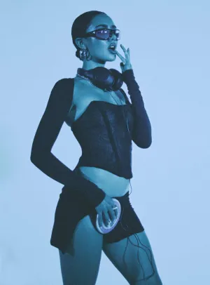 Bold Move Mini Skirt Black Soft Mood