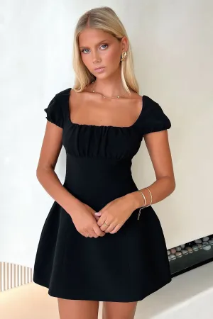 Arlette Mini Dress - Black Star Heat Bold Twist