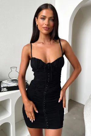 Walk Light Late Glam Ezra Dress - Black