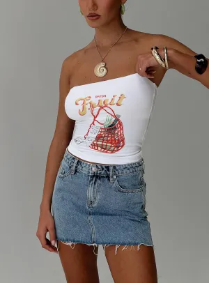 Waverlie Mini Skirt Denim Pull On Style Road Trip