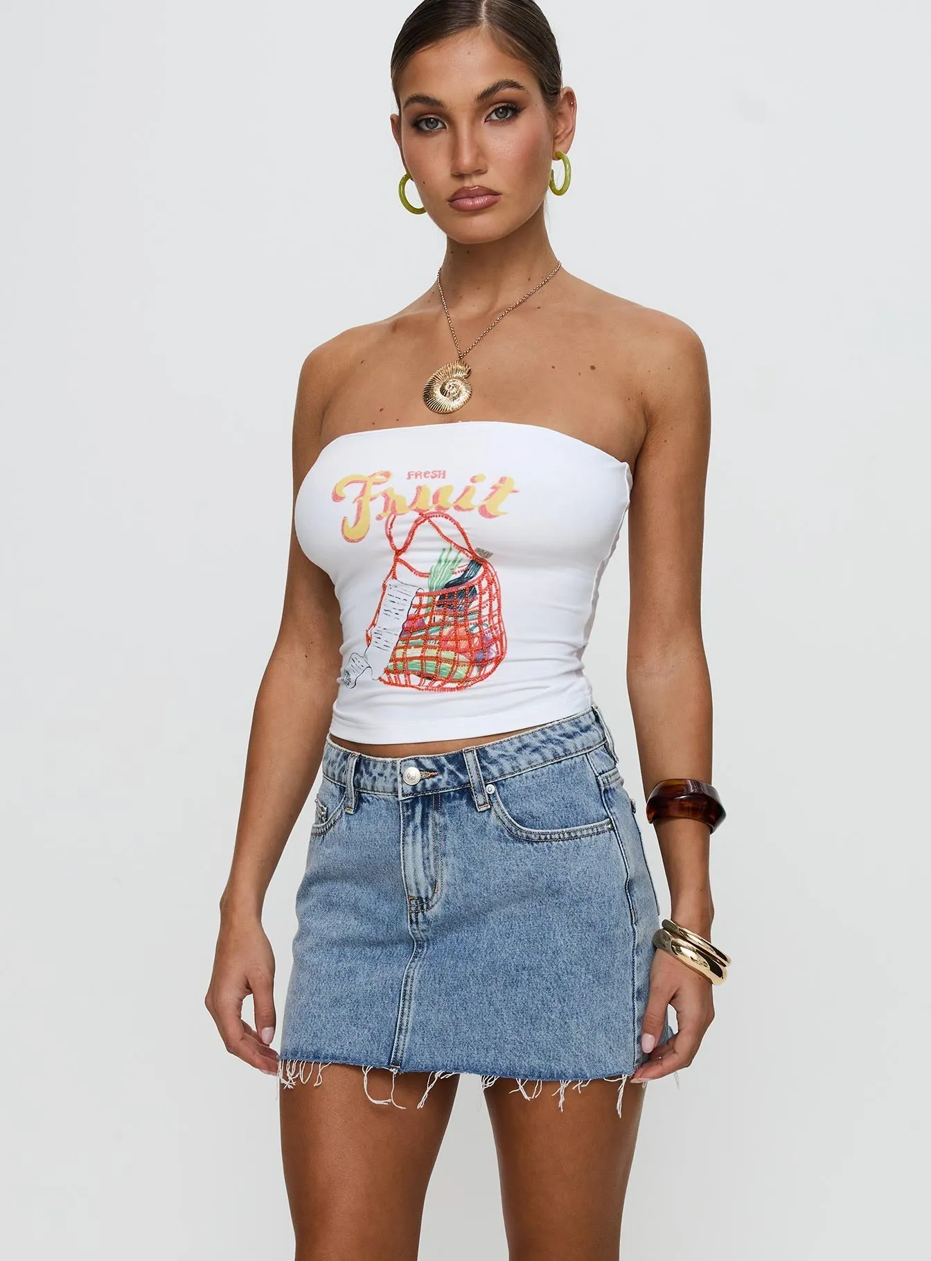 Waverlie Mini Skirt Denim quick dry Outfit Lookbook