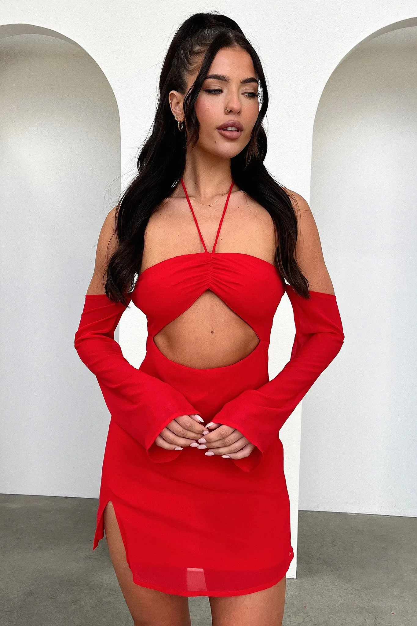 Fashionable Wear Alyria Dress - Red